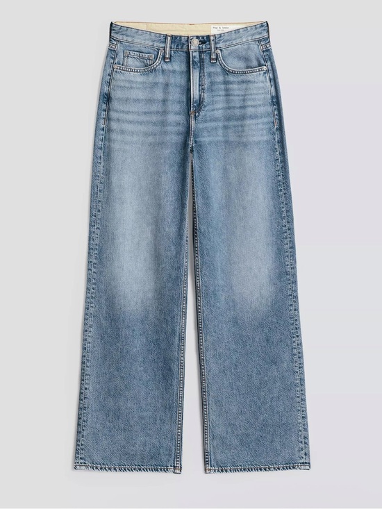 rag & bone Denim - rag & bone Light Blue Wide-Leg Jeans